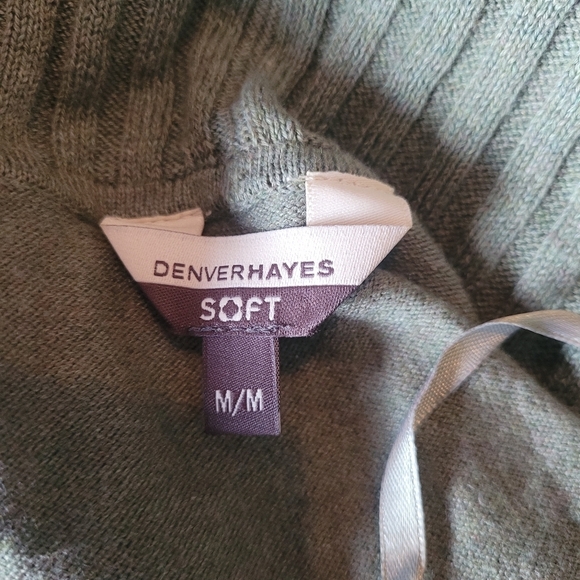 Denver Hayes Olive Green Open Cardigan M - Picture 7 of 7